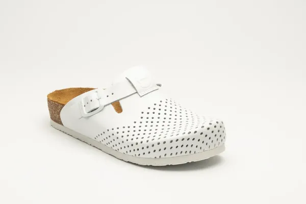 Жіноче Сабо Leon Білий 4250-white ортопедія