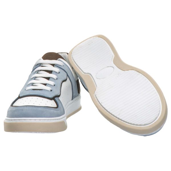 Кеды профилактические, белый/голубой (арт. LEO-3450 WH-BL), Theo Leo (Турция)