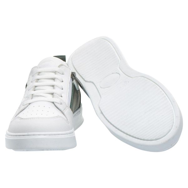 Кеди профілактичні для хлопчика, білий/графітовий (арт. LEO-3444 WH-SM), Theo Leo (Туреччина)