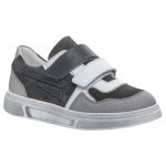 Кеди профілактичні для хлопчиків, сірий/білий (арт.LEO-3236 SM-WH), Theo Leo (Туреччина)