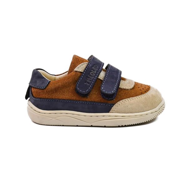 Кеди профілактичні, рудий/синій (арт. LEO-3479 TAN), Theo Leo (Туреччина)