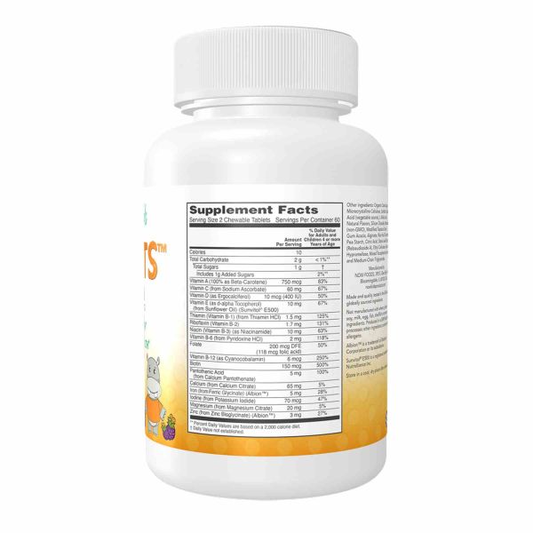 Kid Vits™ Grape Splash - 120 Chewable tabs