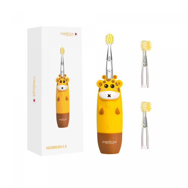 Дитяча зубна щітка Medica+ KidsBrush 2.0 Yellow  Дитяча зубна щітка Medica+ KidsBrush 2.0 Yellow