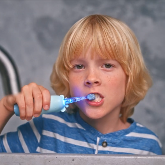 Дитяча зубна щітка MEDICA+ KidsBrush 2.0 Blue + Насадки (6 шт)