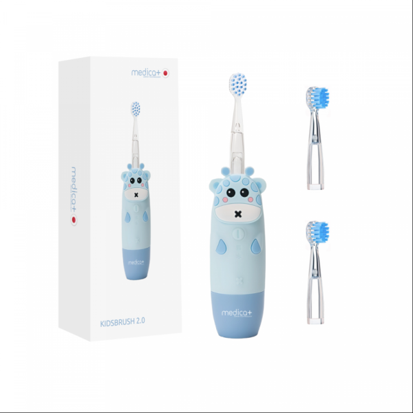 Дитяча зубна щітка Medica+ KidsBrush 2.0 Blue Дитяча зубна щітка Medica+ KidsBrush 2.0 Blue