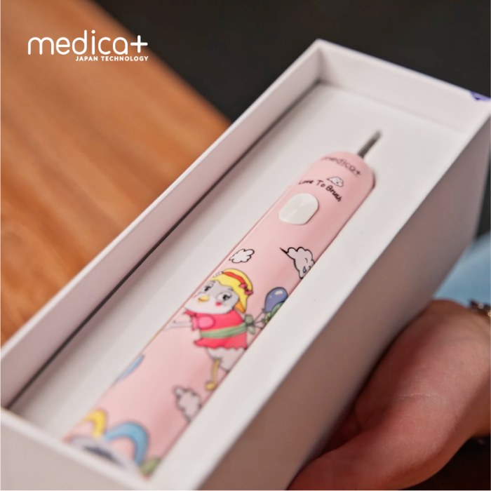 Звукова зубна щітка Medica+ KidsBrush 7.0 Pink