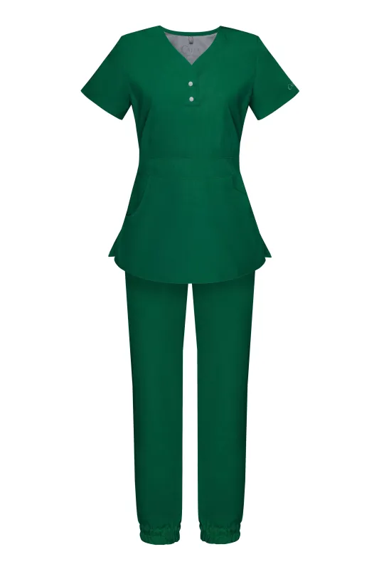 Жіночий  костюм Тедді колір зелена трава