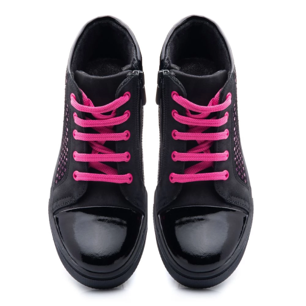 Профілактичні шкіряні черевики для дівчинки (арт. LEO-813), THEO LEO (Туреччина)