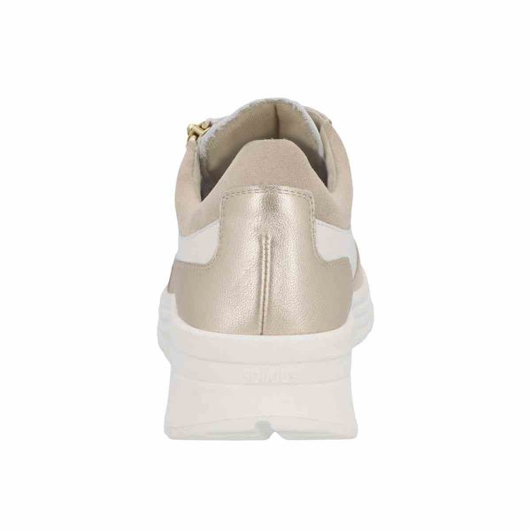 Кросівки демісезонні жіночі Holly, св.бежевий/білий (арт. 7 46022 30599), Solidus (Німеччина)
