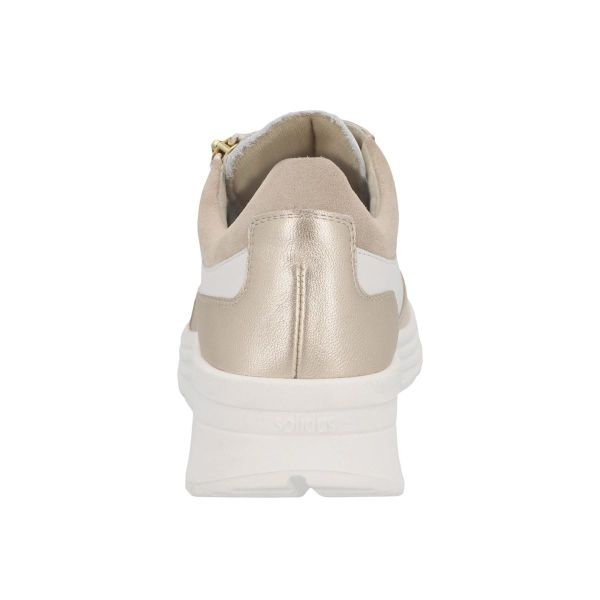 Кроссовки демисезонные женские Holly, бежевый/белый (арт. 7 46022 30599), Solidus (Германия)