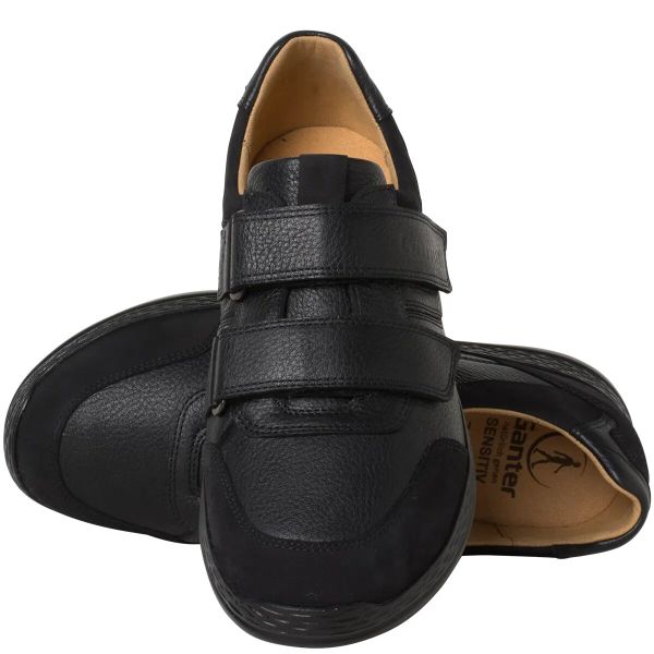 Кросівки чоловічі ортопедичні KARL Ludwig, чорні (арт. 1-25 9807 0100), Ganter