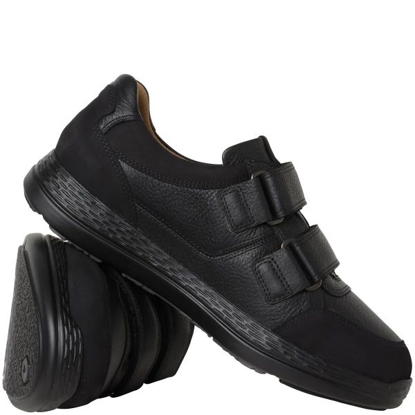 Кросівки чоловічі ортопедичні KARL Ludwig, чорні (арт. 1-25 9807 0100), Ganter