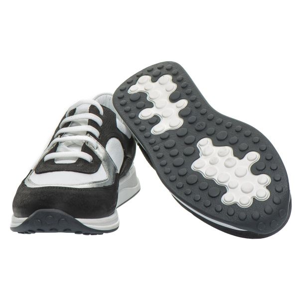 Кросівки профілактичні, білий/чорний/срібний (арт. LEO-3447 WH), Theo Leo (Туреччина)