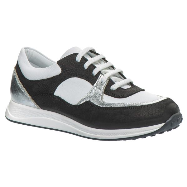 Кросівки профілактичні, білий/чорний/срібний (арт. LEO-3447 WH), Theo Leo (Туреччина)