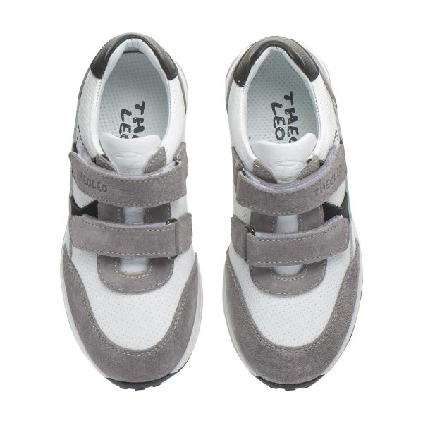 Кросівки профілактичні, білий/сірий (арт. LEO-3124 WH), Theo Leo (Туреччина)