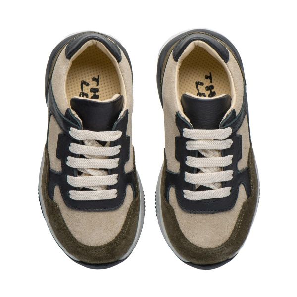 Кросівки профілактичні, чорний/бежевий/хакі (арт. LEO-3464), Theo Leo (Туреччина)