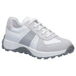 Кросівки профілактичні для дівчинки, білий/сірий (арт. LEO-3369), Theo Leo (Туреччина)