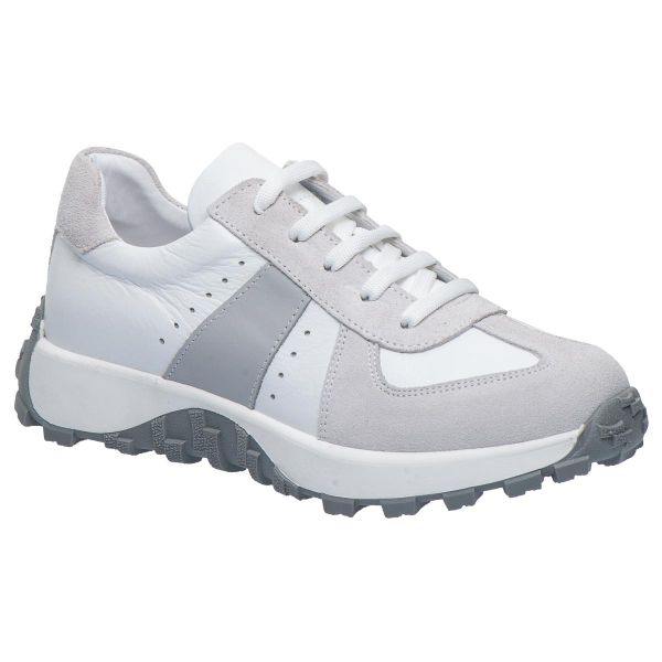 Кросівки профілактичні для дівчинки, білий/сірий (арт. LEO-3369), Theo Leo (Туреччина) Кросівки профілактичні для дівчинки, білий/сірий (арт. LEO-3369), Theo Leo (Туреччина)