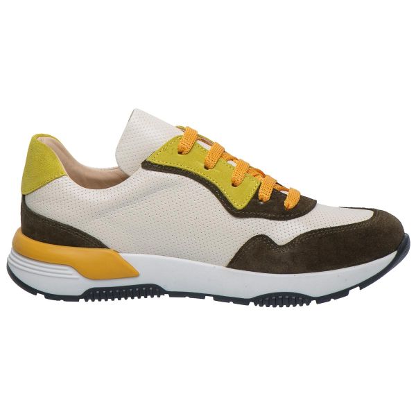 Кросівки профілактичні для дівчинки, бежевий/хакі/лайм (арт. LEO-3373), Theo Leo (Туреччина)