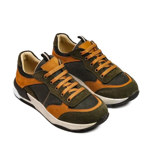 Кросівки профілактичні, хакі/рудий (арт. LEO-3613), Theo Leo (Туреччина)