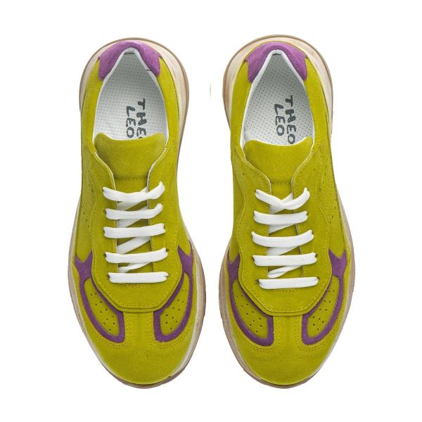 Кросівки профілактичні, лайм (арт. LEO-3431 YEL), Theo Leo (Туреччина)