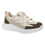 Кросівки профілактичні, оливковий/бежевий/блиск (арт.LEO-2776 BEIG), Theo Leo (Туреччина)