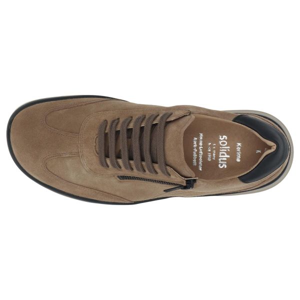 Кросівки жіночі Karima, бежевий/велюр, 7 45032 30808, Solidus (Німеччина)