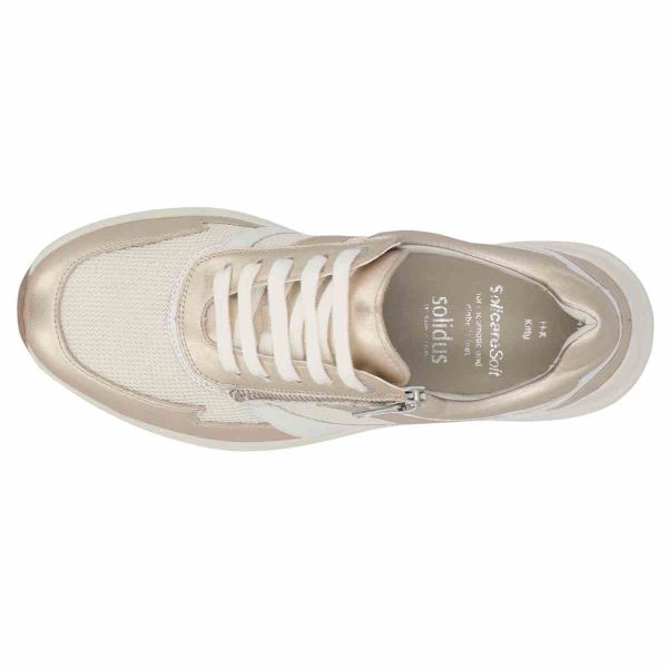 Кроссовки женские Kitty, св.бежевый/перламутр (арт. 7 54504 40633), Solidus (Германия)