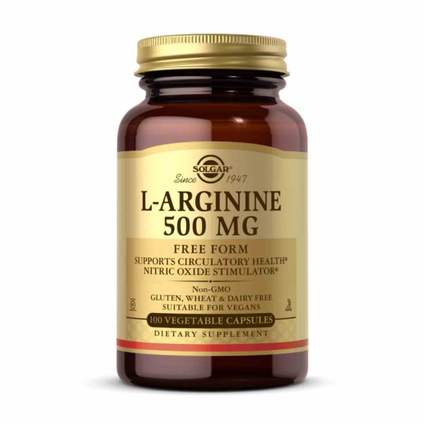 L-Arginine 500mg - 100 vcaps