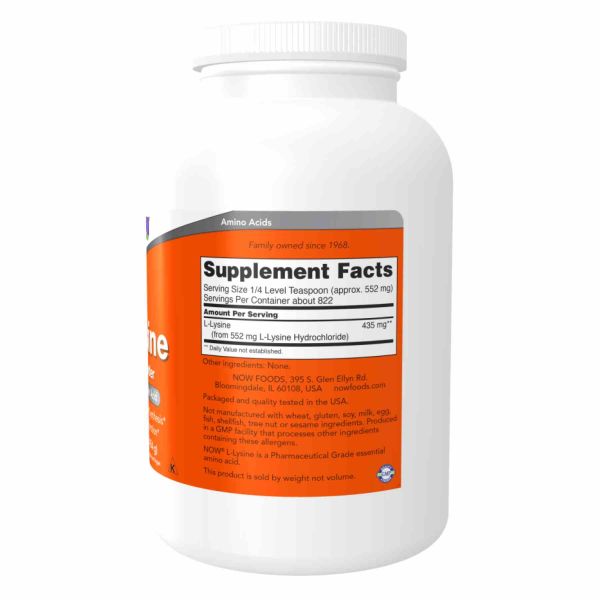 L-Lysine Powder - 454g