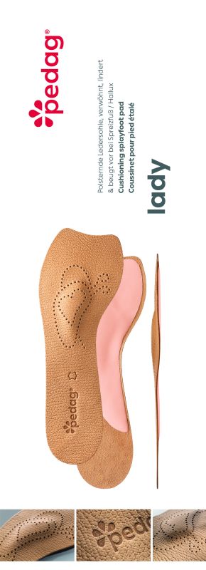LADY PEDAG 121 - ОРТОПЕДИЧЕСКАЯ ПОЛУСТЫЛКА-СУПИНАТОР