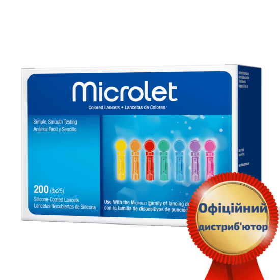 Ланцети (голки) Microlet 200 шт