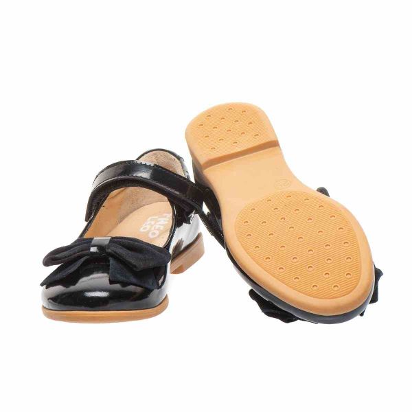 Профилактические туфли для девочек лак (арт. LEO-1237), THEO LEO (Турция)