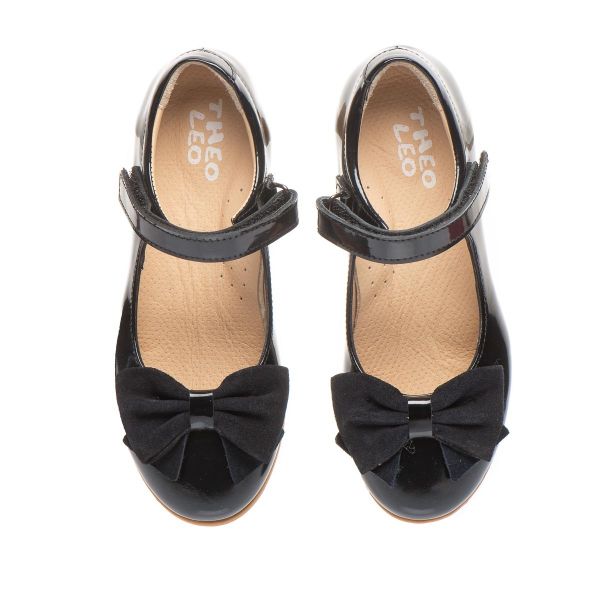 Профилактические туфли для девочек лак (арт. LEO-1237), THEO LEO (Турция)