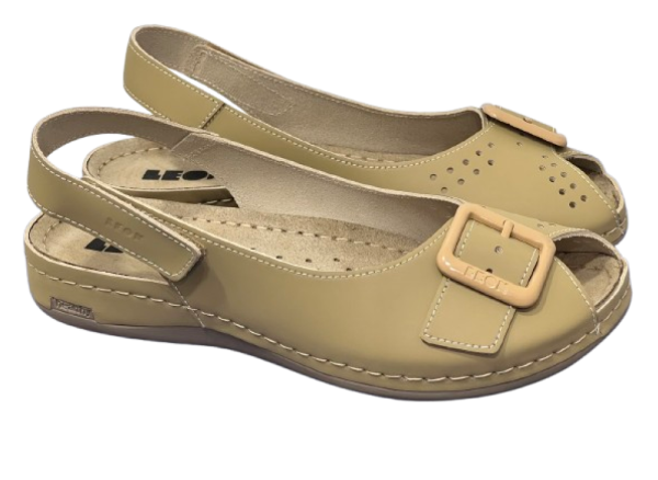 Сандалі ортопедичні жіночі Leon 968 бежеві