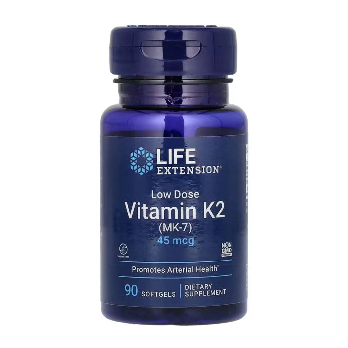 Low Dose Vitamin K2 45 mcg - 90 softgels
