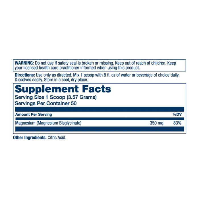 Solaray Magnesium Glycinate – високоякісний магній для розслаблення та м’язової підтримки -179г 