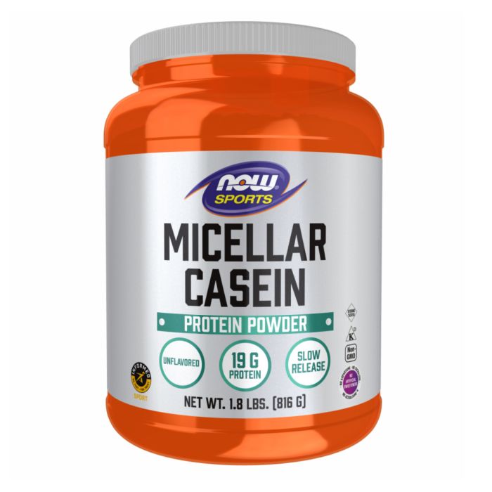 Міцелярний казеїн NOW Foods – білок повільного засвоєння - 816g Unflavored