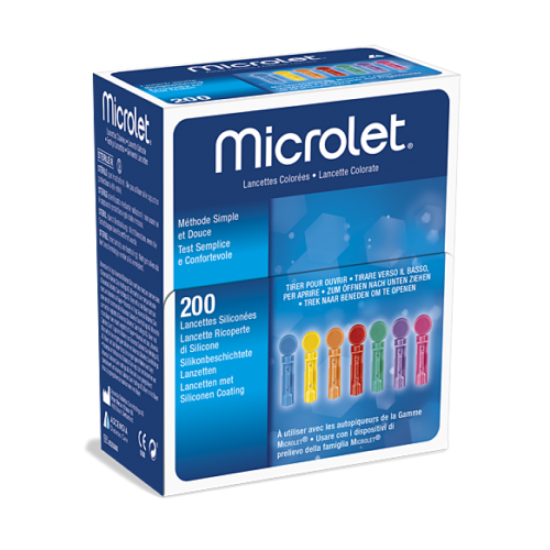 Ланцети (голки) Microlet 200 шт