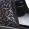 Ботинки для девочек леопард черный (арт.LEO-1038) Theo Leo (Турция)
