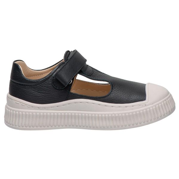 Мокасини профілактичні для дівчинки, чорний (арт.LEO-3179). THEO LEO (Туреччина)