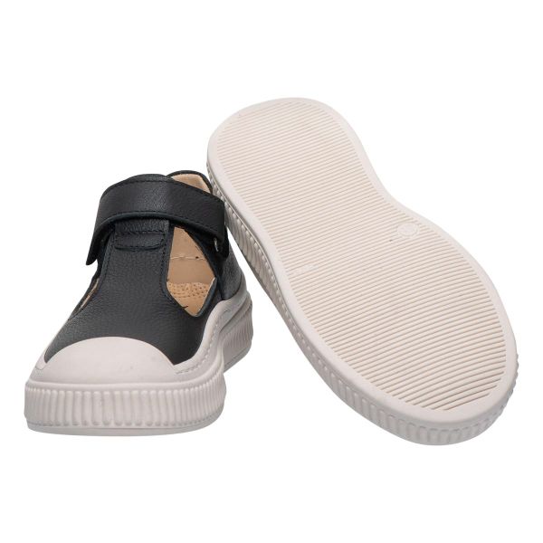 Мокасини профілактичні для дівчинки, чорний (арт.LEO-3179). THEO LEO (Туреччина)