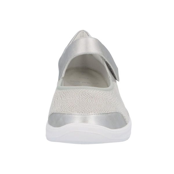 Мокасини жіночі демисезонні Kalea Solicare, платиновий (арт. 7 65509 20962), Solidus