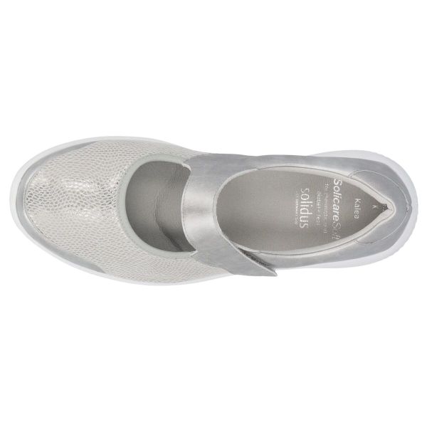 Мокасини жіночі демисезонні Kalea Solicare, платиновий (арт. 7 65509 20962), Solidus