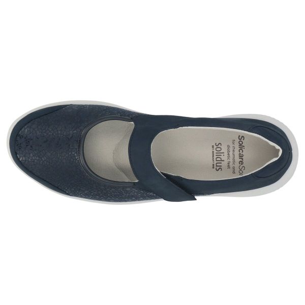 Мокасини жіночі демісезонні Kalea Solicare, темно синій (арт. 7 65509 80557), Solidus