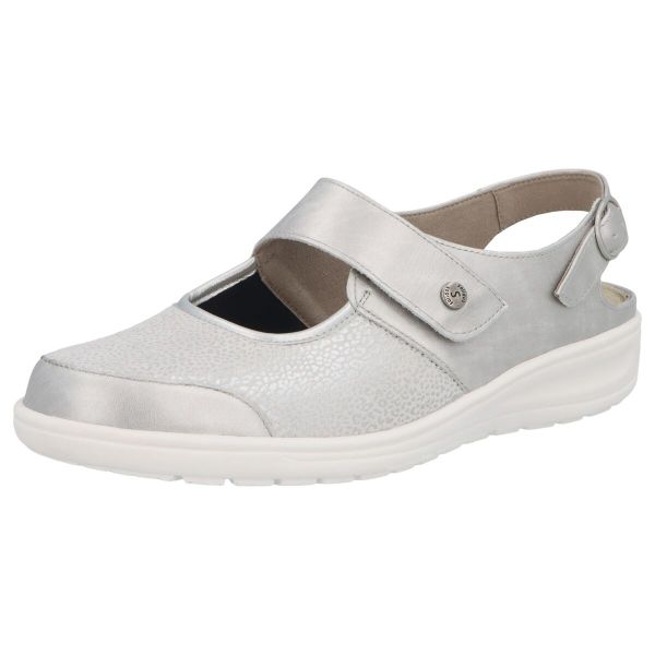 Мокасини жіночі Heaven Solicare, сірий/стрейч (арт. 7 27500 20952), Solidus