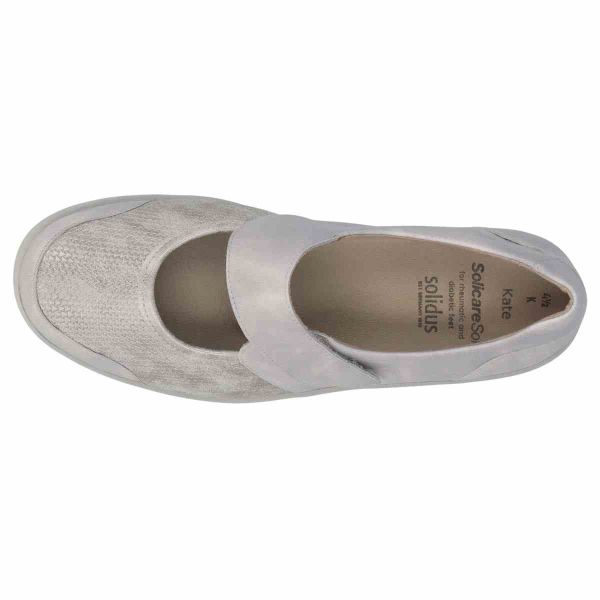 Мокасини жіночі Kate, сірий (арт.7 29503 20728) Solidus (Німеччина)