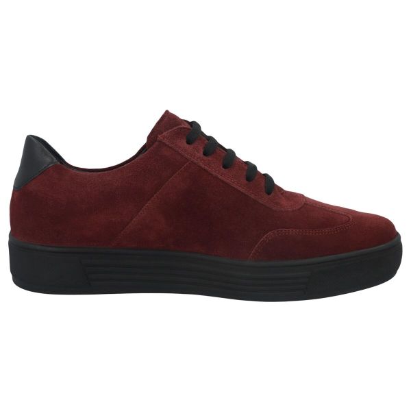 Мокасины женские Kendal, бордовый/велюр (арт.7 30141 30792), Solidus (Германия)