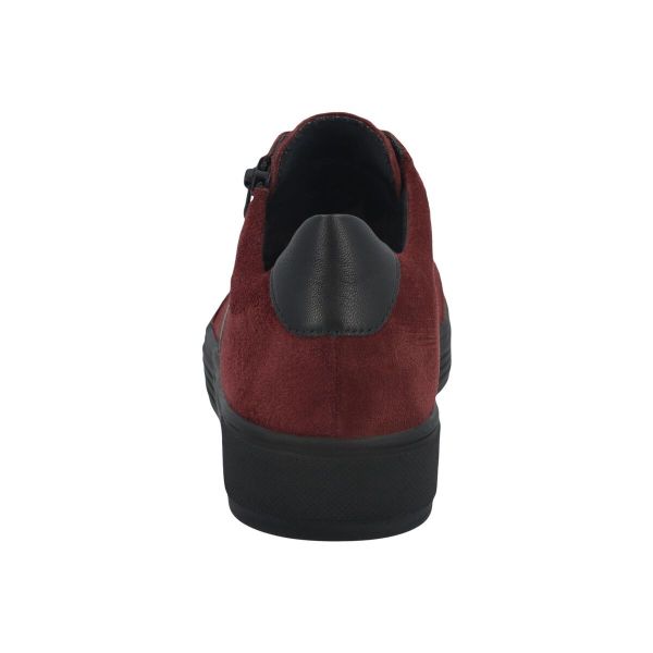 Мокасины женские Kendal, бордовый/велюр (арт.7 30141 30792), Solidus (Германия)