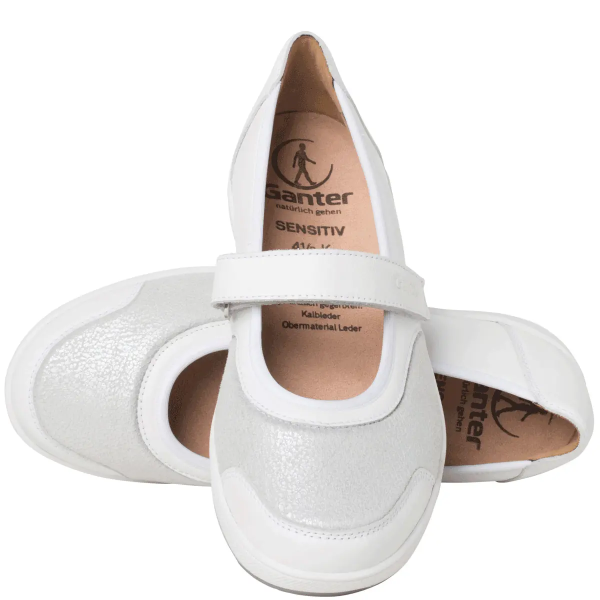 Мокасини жіночі ортопедичні Klara, молочний (арт.1-20 8161 0600), Ganter